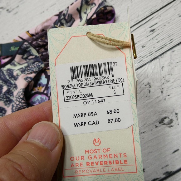 Maaji Bikini Bottom Womens Small Reversible Swimwear S 2209SBC02SM - Picture 3 of 6